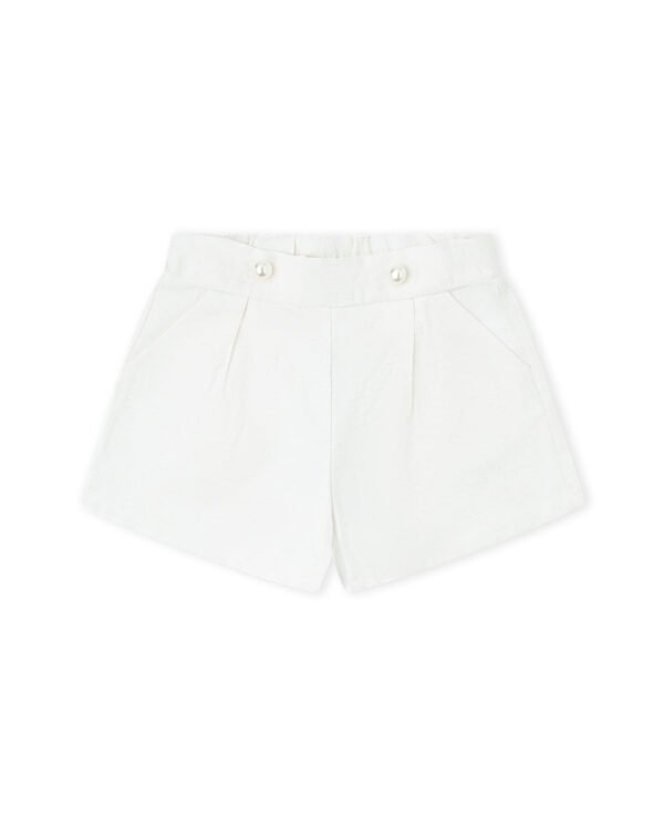 SHORT NI&Ntilde;A ONYX - BLANCO - 8Y
