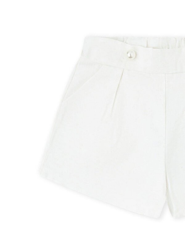 SHORT NI&Ntilde;A ONYX - BLANCO - 8Y