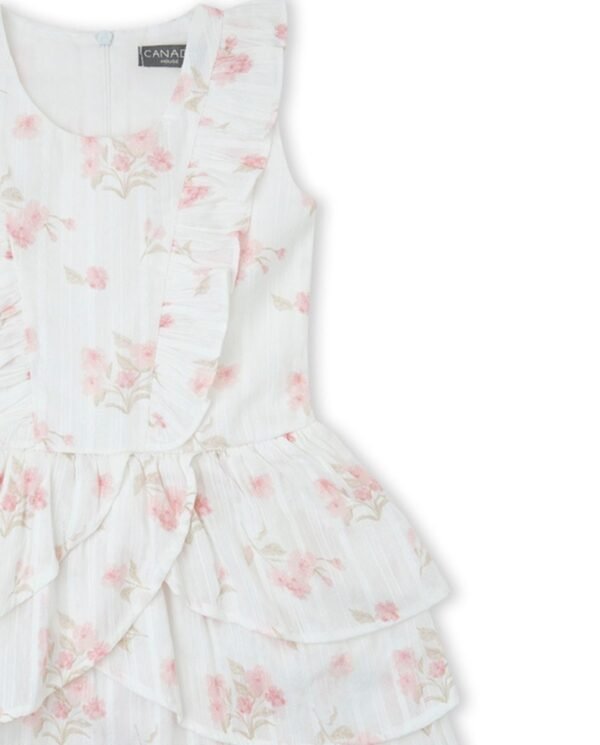 VESTIDO BLOOMS - BLANCO - 10Y