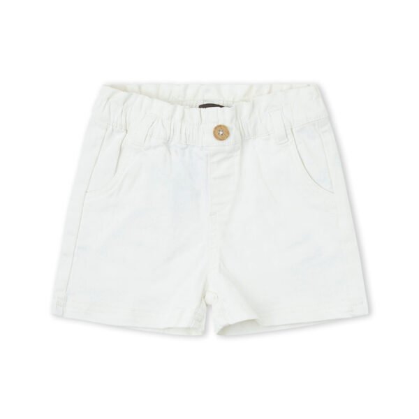 SHORT NI&Ntilde;A PAPER - BLANCO - 7Y