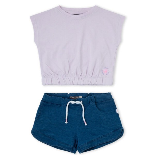 CONJUNTO NI&Ntilde;A BREEZE - LILA - 5Y