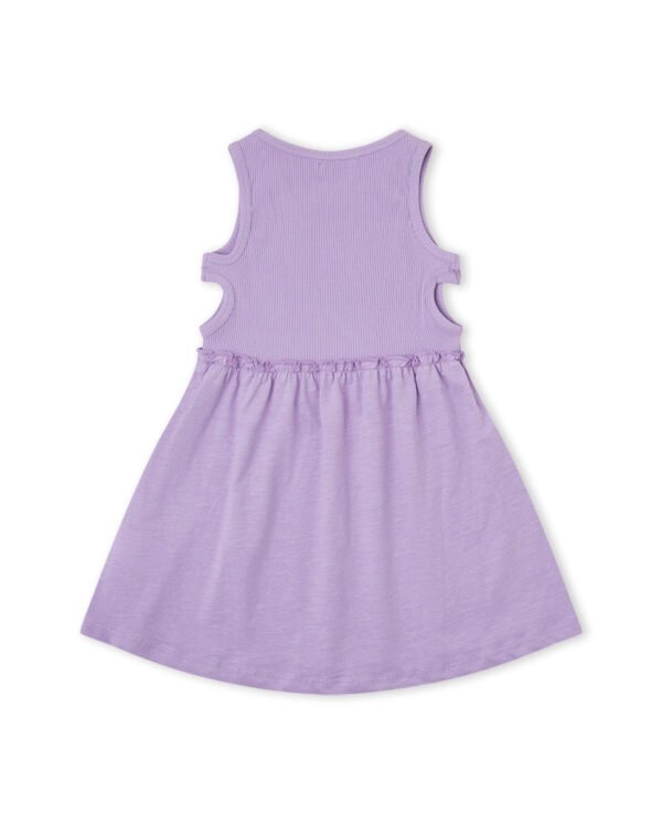 VESTIDO HEARTS - LILA - 7Y