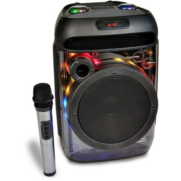 Cassa wireless con microfono wireless e luci RGB