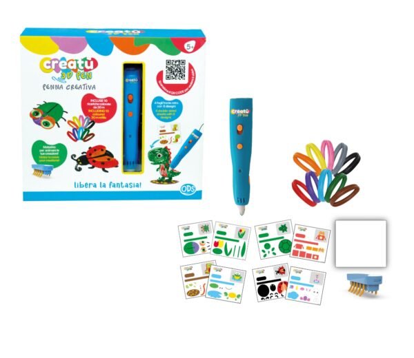 CREAT&Ugrave; - PENNA 3D CREATIVA C/ACCESSORI E RICARICHE