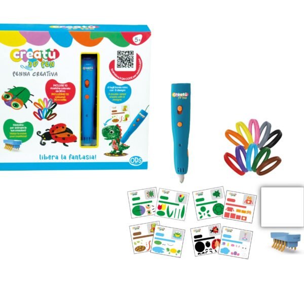 CREAT&Ugrave; - PENNA 3D CREATIVA C/ACCESSORI E RICARICHE