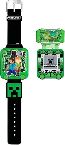 Educational digital watch with games minecraft