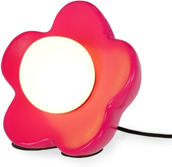 FLOWER POWER - LAMPADA LED DA TAVOLO - MATTE PINK