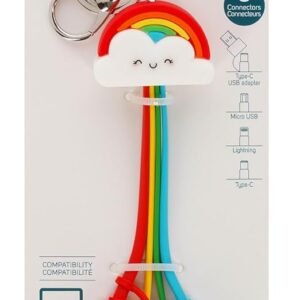 Link Up - Cavo Di Ricarica Multiplo - Rainbow