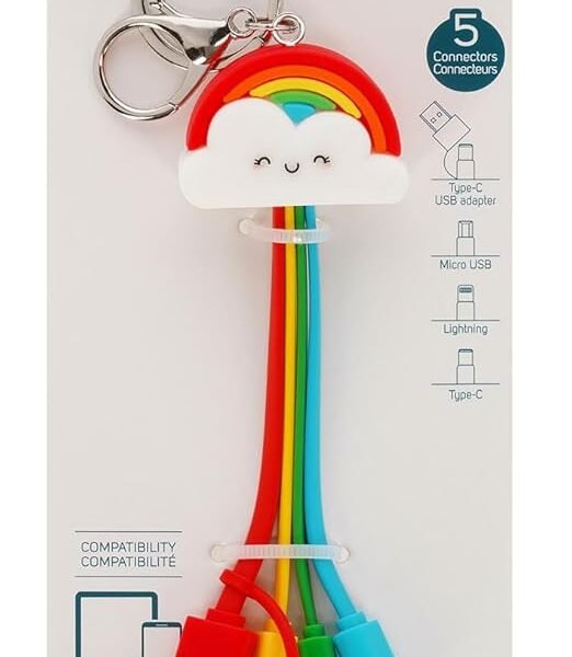 Link Up - Cavo Di Ricarica Multiplo - Rainbow