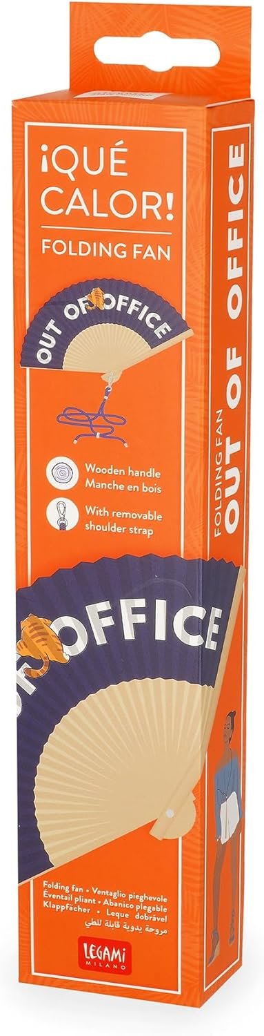 QUE CALOR! - VENTAGLIO PIEGHEVOLE - OUT OF OFFICE