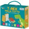 VALIGETTA CON CARTE E STICKERS - T-REX PIGLIA TUTTO .