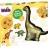 Manetico puzzle 4 dinos: Triceratops, Stegosaurus, T-Rex & Brachiosaurus