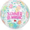 GLITTER BEACH BALL - SUMMER IS MAGIC