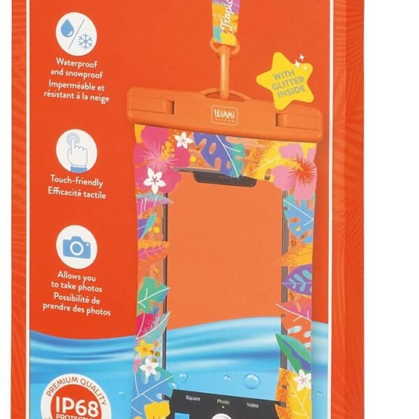 Floating waterproof smartphone pouch - tropicana dream
