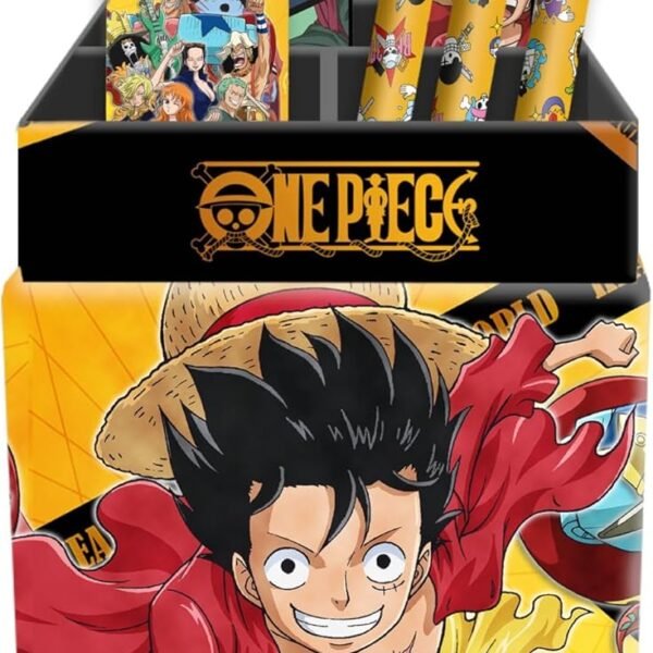 Desk caddy with stationery one piece