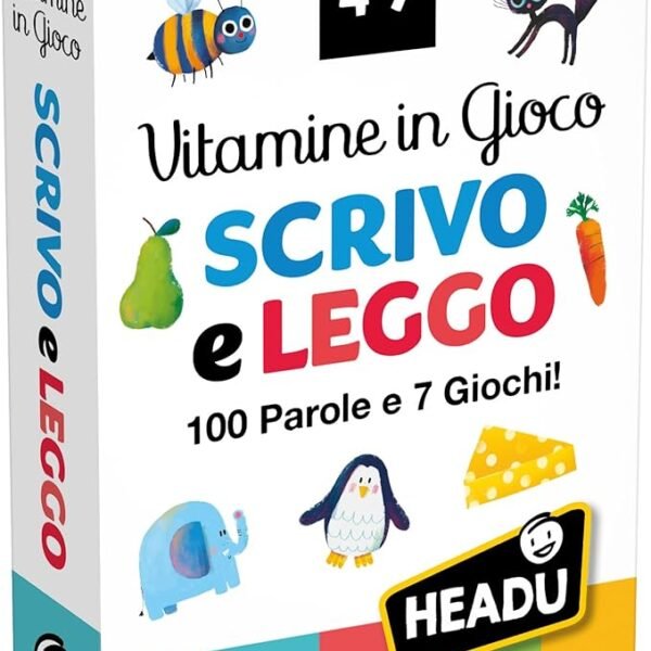 Carte vitamine gioco scrivo e leggo 100 parole