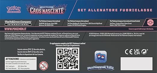 POKE IT POKEMON SET ALL FUORICLASSE CAOS NASCENTE ITA