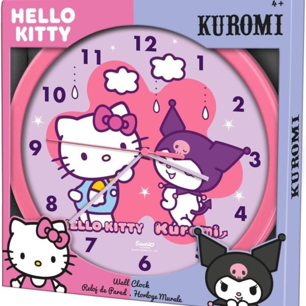 Wall clock hello kitty & friends