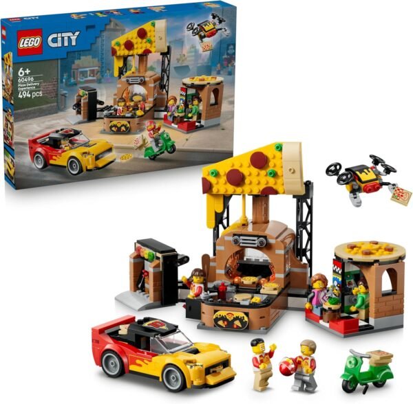 LEGO City Centro Consegna Pizze c/Veicoli 60496