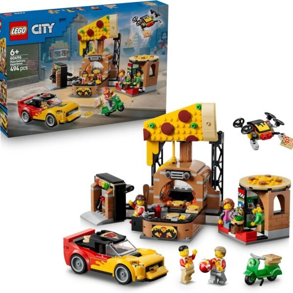 LEGO City Centro Consegna Pizze c/Veicoli 60496