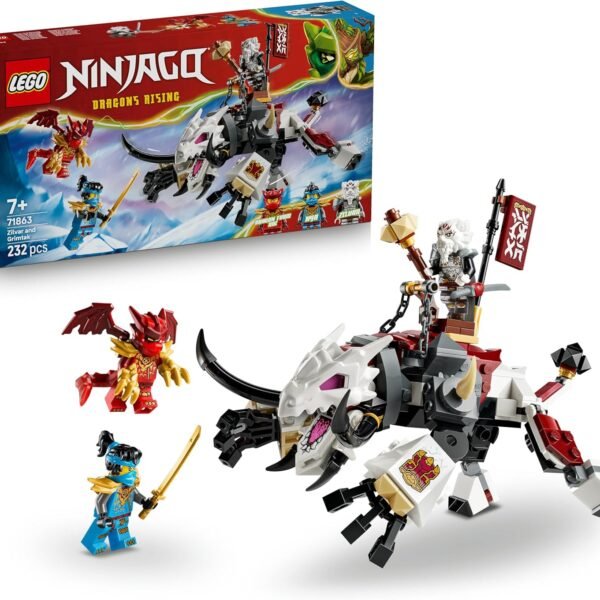 LEGO Ninjago Zilvar e Grimtak Bestia Drago 71863