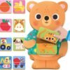 Wooden Game Teddy Bear Baby Puzzle