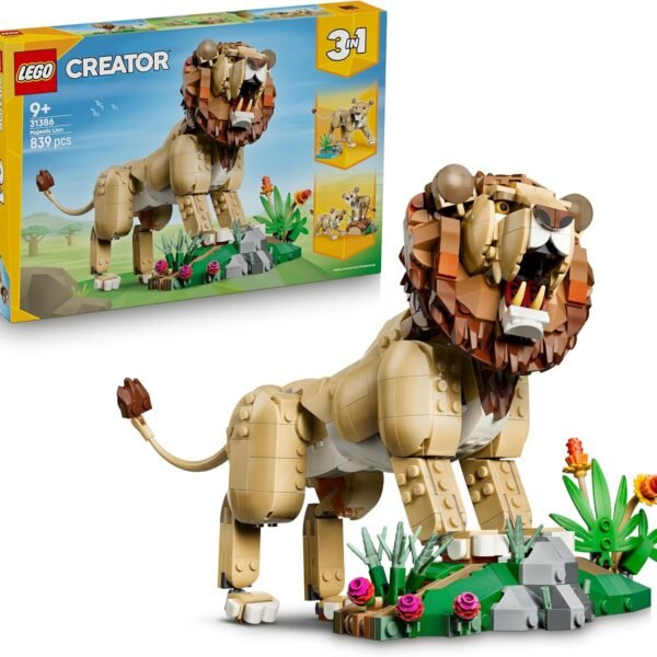 LEGO Creator Animali Selvatici: Leone Maestoso 31386