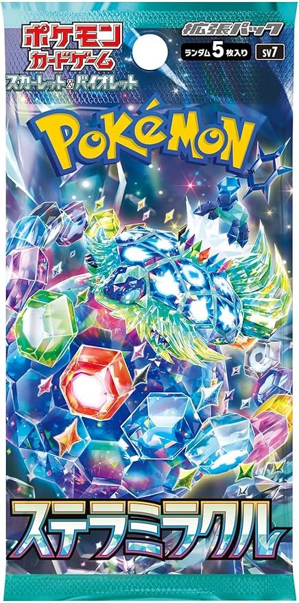 Pokemon stellar miracle box usta singola da 5 carte jp
