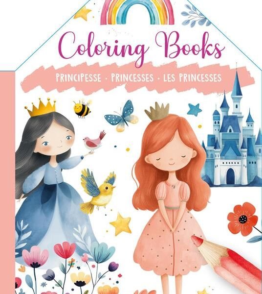COLOURING BOOKS 5 Y - PRINCIPESSE (MULTILINGUA) AA.VV.