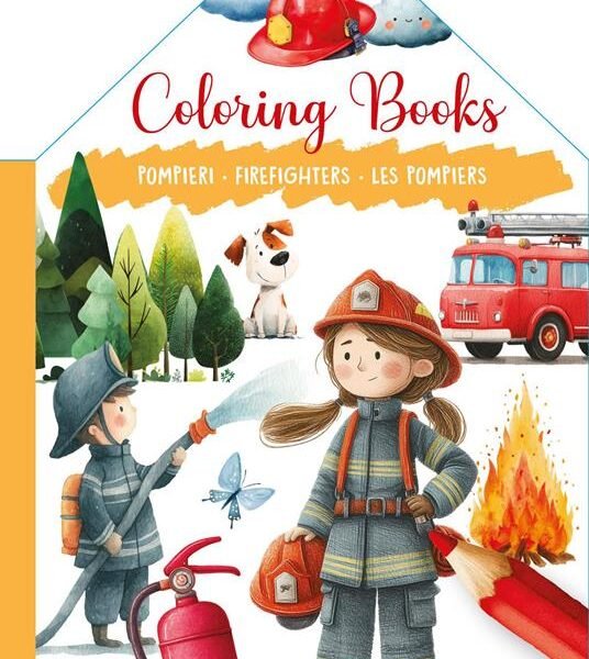 Colouring books 5 y - pompieri (multilingua) aa.vv.