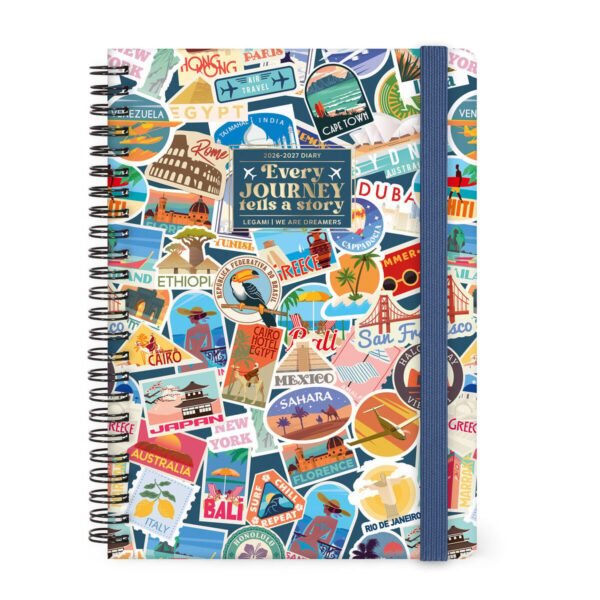 16-Month diary 2027 - travel