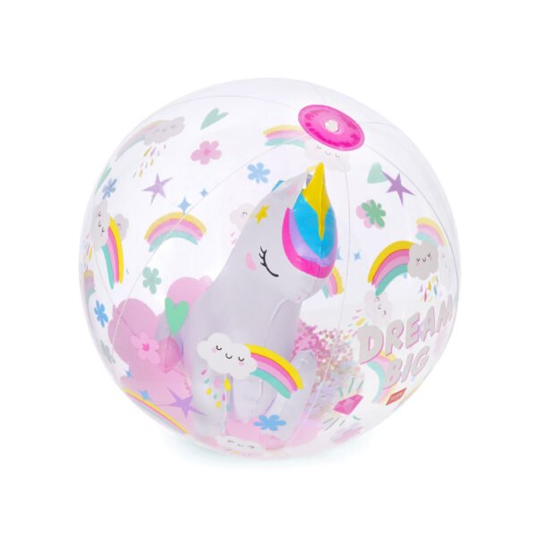 BEACH BALL - PALLA DA SPIAGGIA GONFIABILE - UNICORN