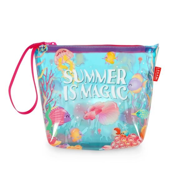 BEACH POUCH - POCHETTE MARE - SUMMER IS MAGIC