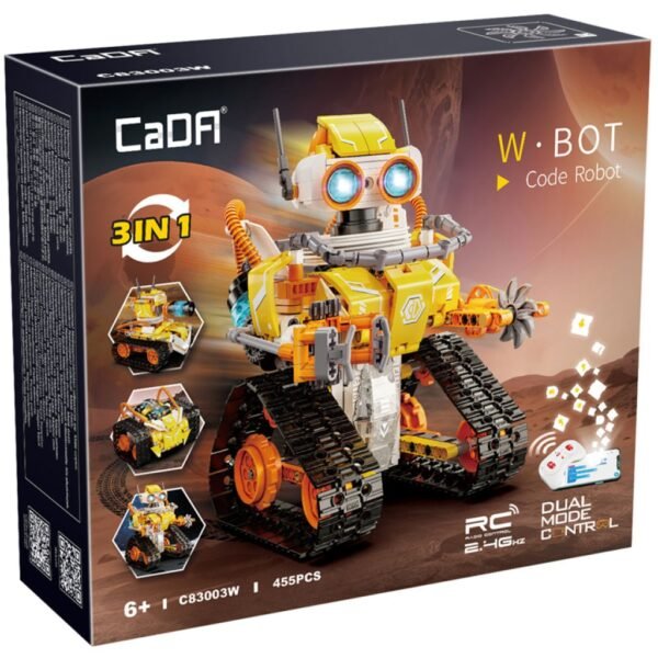 Cada - W&middot;BOT Code Robot 3in1 - 455 pcs