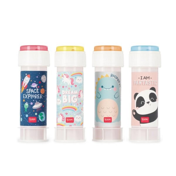 BUBBLE BUBBLE - BOLLE DI SAPONE - PANDA + DINO + UNICORN + SPACE