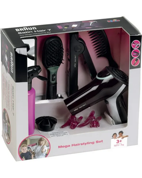 Mega set per acconciare i capelli con spazzola Braun Satin Hair 7