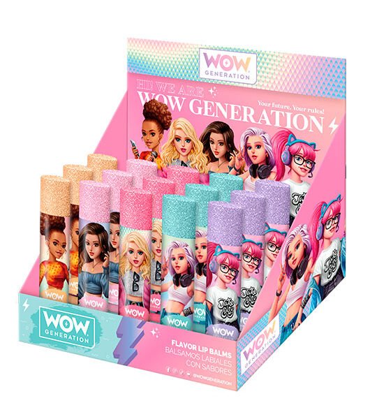Flavoured lip balm wow generation