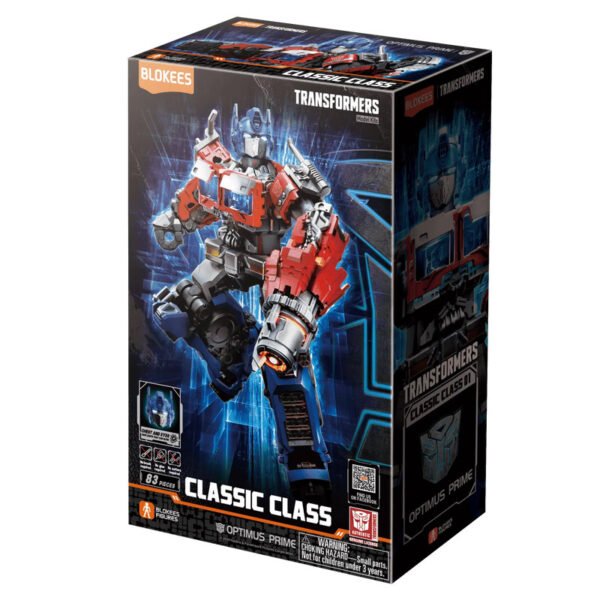 Blokees Figures - Transformers - Classic Class 01 - Optimus Prime - 83 pcs - Light-up Eyes