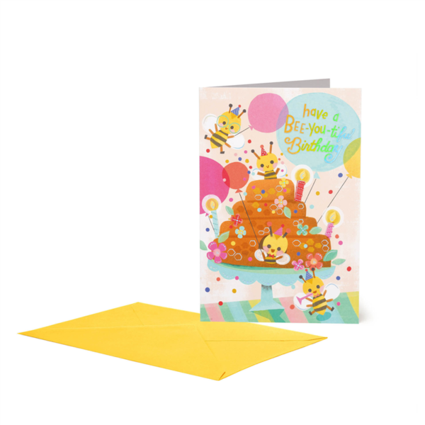 BIGLIETTO D'AUGURI - GREETINGCARD - EE CAKE