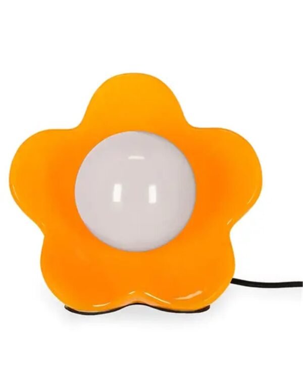FLOWER POWER - LAMPADA LED DA TAVOLO - SHINY ORANGE
