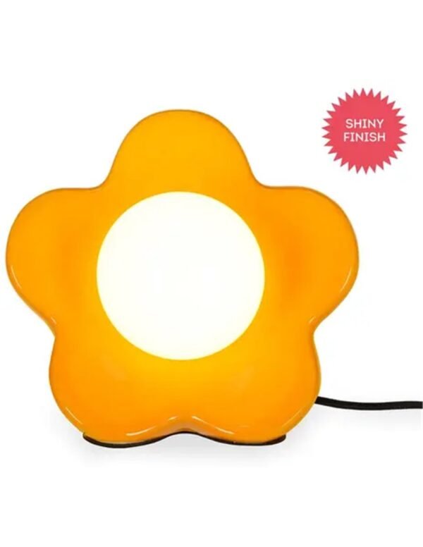 FLOWER POWER - LAMPADA LED DA TAVOLO - SHINY ORANGE