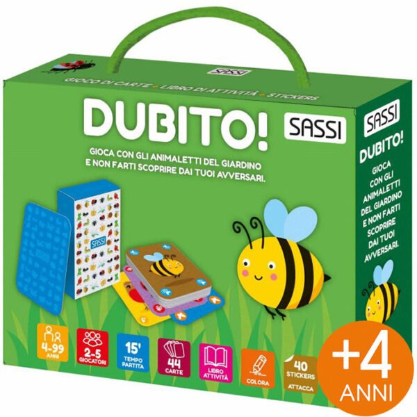 FC - VALIGETTA CON CARTE E STICKERS - DUBITO! IL GIARDINO