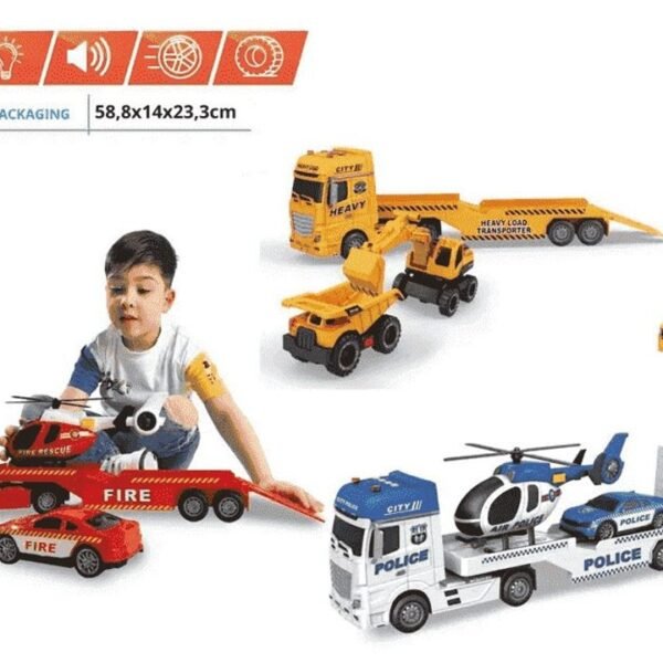 Camion trasportaveicoli di servizio 4 mod. ast