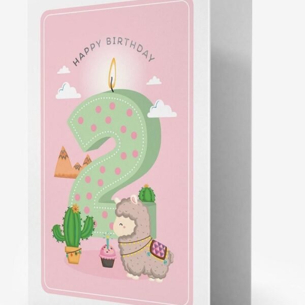 Biglietto d'auguri - greeting card - 2 - girl
