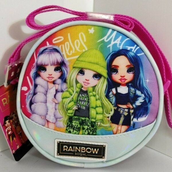 Borsa round rainbow high