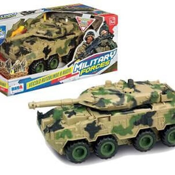 Playset veicolo militare autoblindo 8 ruote luci e suoni luci e suoni