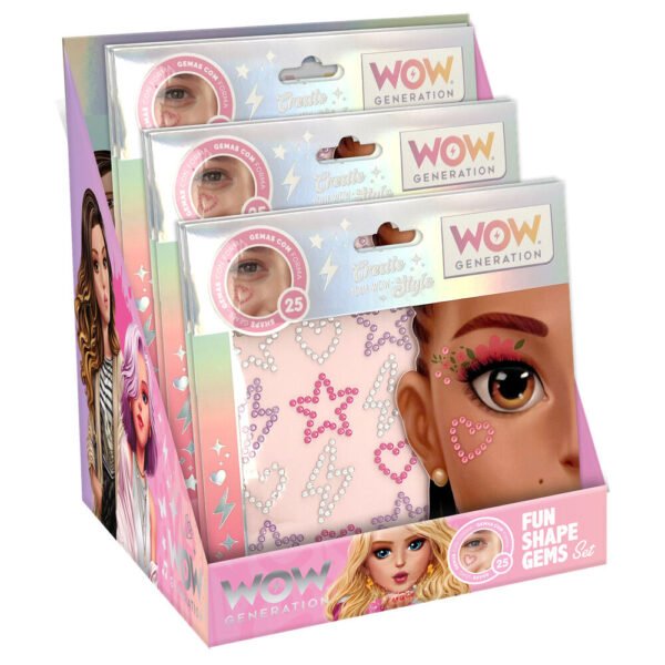 Facial sticker gems wow generation