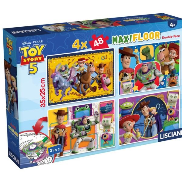 DISNEY PUZZLE DF MAXIFLOOR 4 X 48 TOY STORY 5
