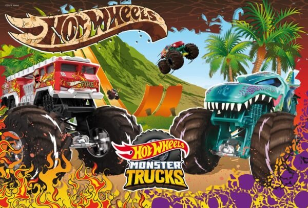 Hot wheels puzzle plus 60