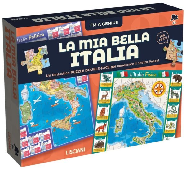 I'M A GENIUS GEOPUZZLE LA MIA BELLA ITALIA